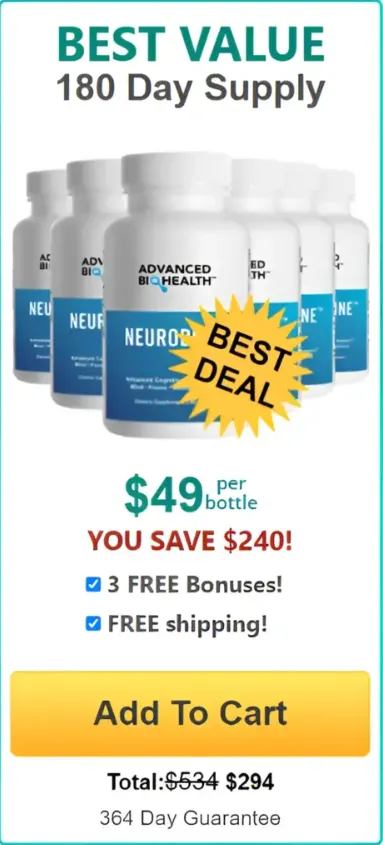 Buy NeuroDrine 6 Bottle